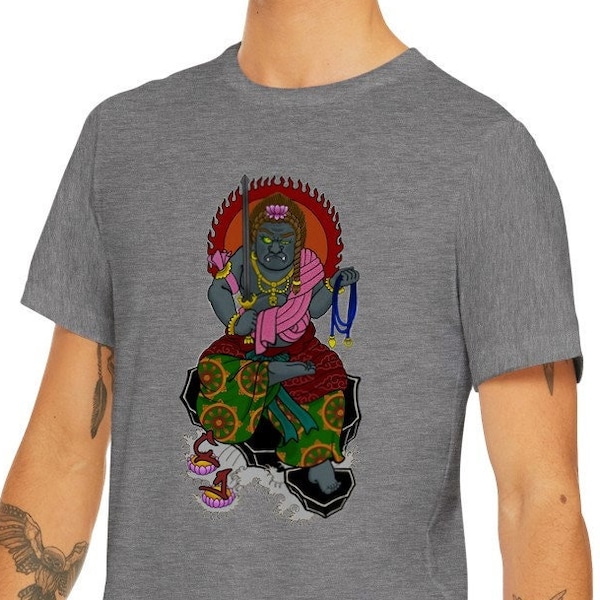 Fudo Myo Unisex T-Shirt, Irezumi Print