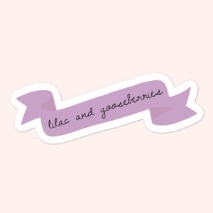 The Witcher Lilac and Gooseberries Sticker