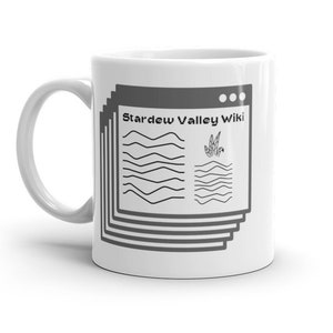 Stardew Valley Wiki Mug for cozy gamers