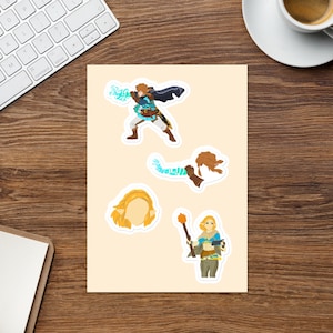 Zelda Tears of the Kingdom Sticker Sheet