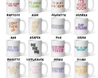 Overwatch Hero Ult Mug: 11oz Ceramic Gaming Gift