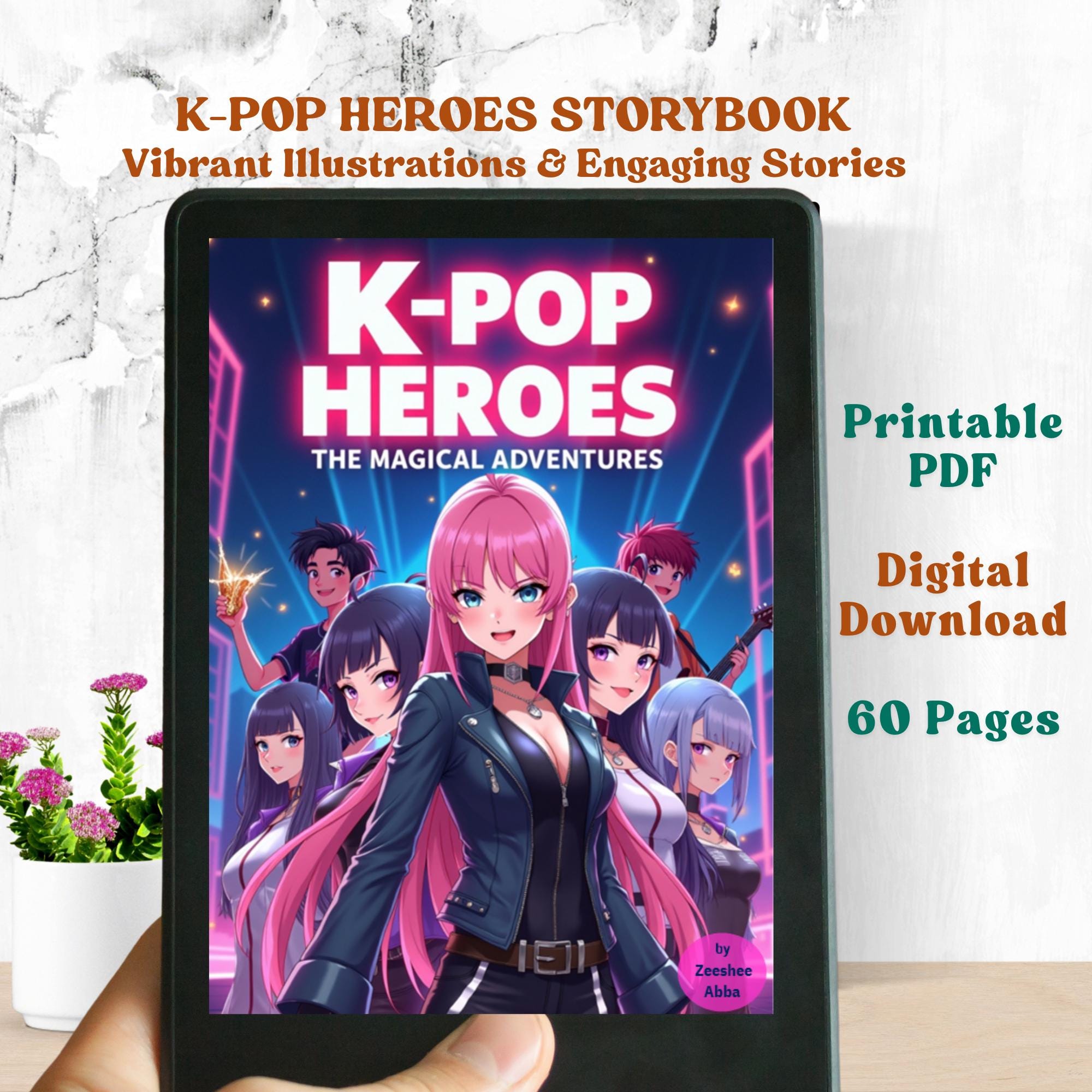 Kpop Heroes Ebook PDF, Anime Style Magical Adventure Story