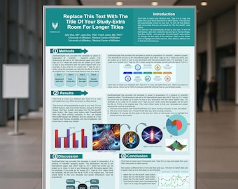 Academic Research Poster Template A0 | Editable PowerPoint Scientific Conference Poster