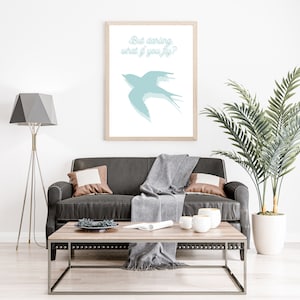 Swallow, Darling, Digital Poster to Print, Digital Art, Maritime, Digital Art,