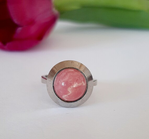 Antique, luxurious ring with natural stone. Ring … - image 4