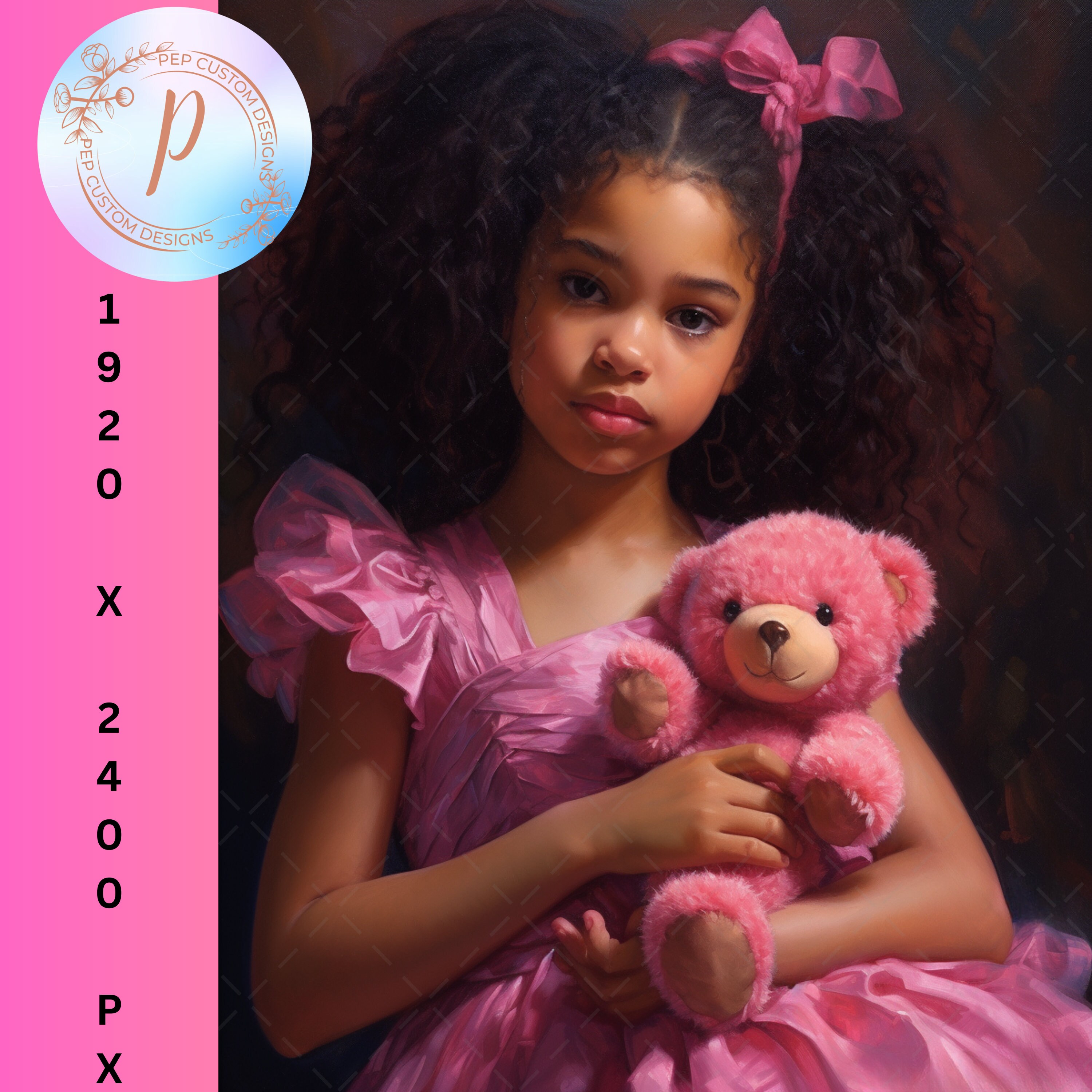 Digital Download African American Girl Wall Art Print on Etsy
