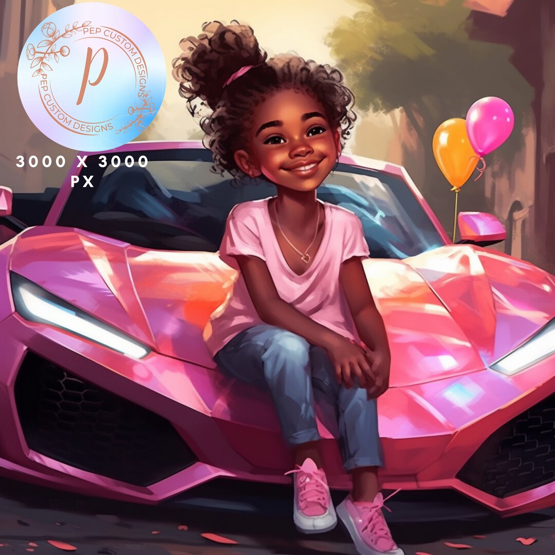 Digital Download African American Girl Wall Art Print on Etsy