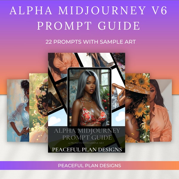 Alpha Midjourney V6 Prompt Guide | " African American Woman" |  Midjourney V6 Prompt | AI Art|
