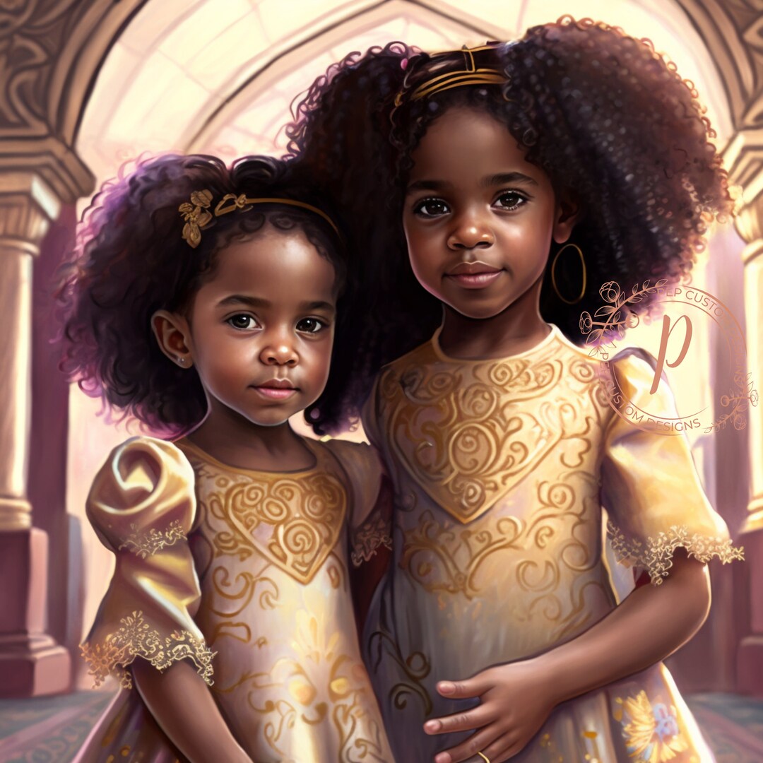 Digital Download African American Girl Easter Wall Art Etsy