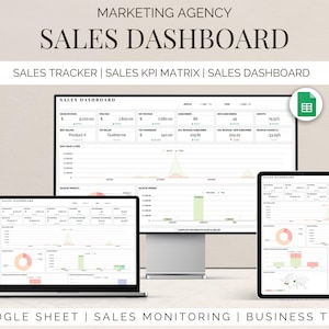Umsatz-Dashboard für Marketing- trifft Google-Spreadsheet-Vorlagen für Umsatz-Tracker Business-Tracker Tabelle