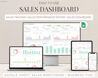 Sales dashboard google spreadsheet template sales tracker business tracker small business tracker spreadsheet order tracker with sales map