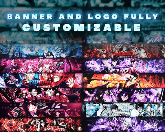 Free Anime Banner templates to customize