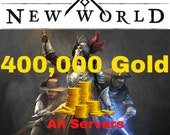 New World Gold 400,000 Gold Coins All Servers US East West EU AP