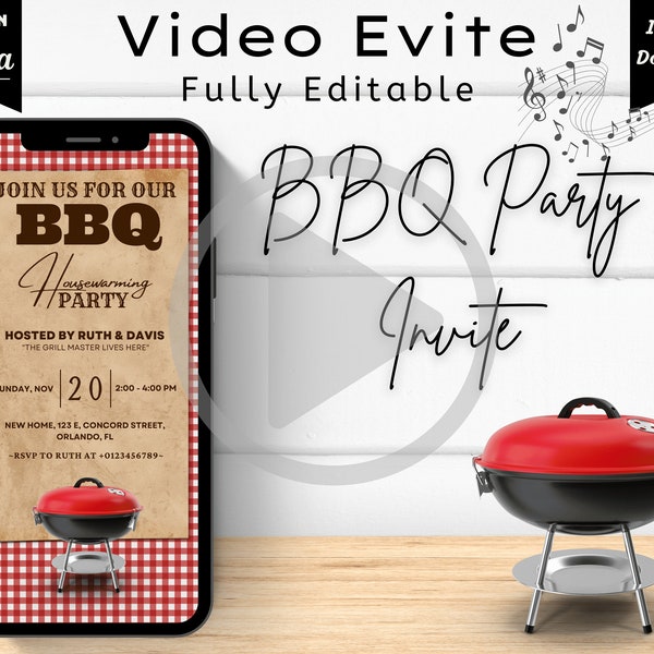 Housewarming Invite Electronic Template Etsy