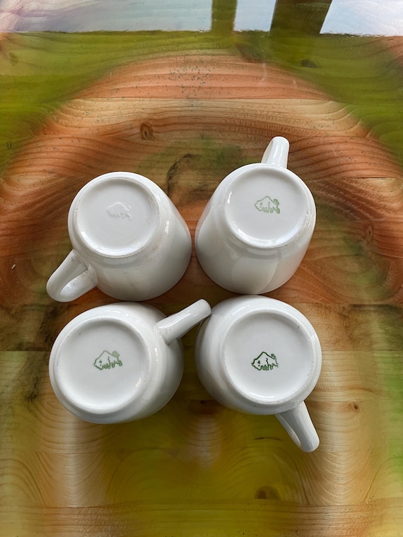 Buffalo NY China Glass Coffee Mugs