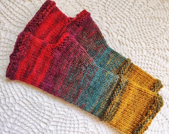 SPRING SALE / Fingerless Gloves, Hand Knit Arm Warmers, Mittens