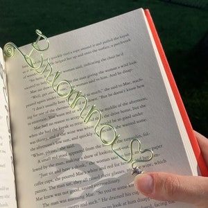 Custom Wire Bookmarks: Personalized Gifts for Bookworms, Book Clubs, and Book Lovers - Gifts For Her, Book Lover Gift, Valentine&#39;s Gift