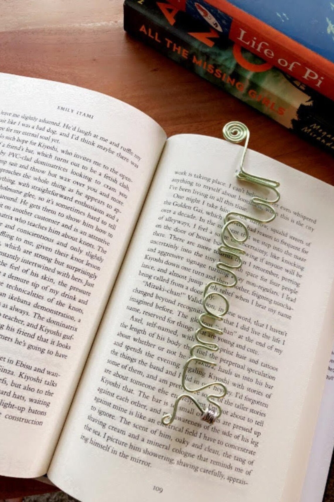 Personalized Wire Bookmark Custom Handmade Beautiful Great Etsy