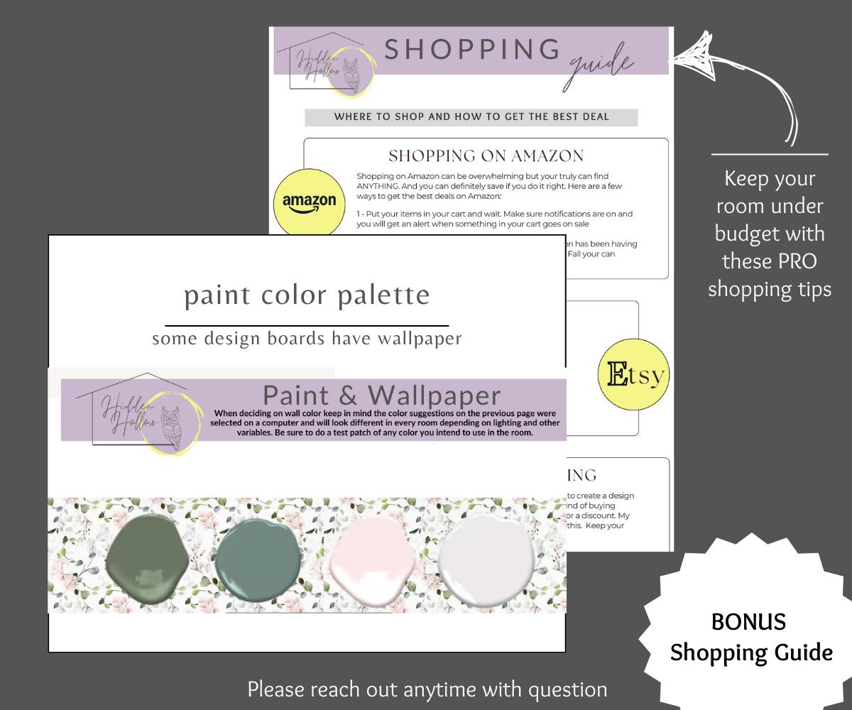Shoppable Mood Board Interior Design | Edesign | Virtual Design | Sage ...