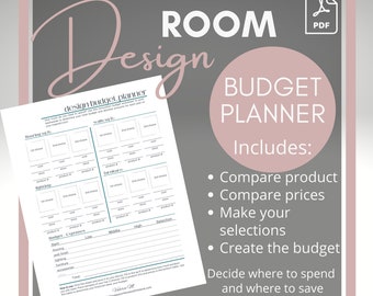 Home Renovation Planner | Home Renovation Budget | House Project Budget | Project Budget | Renovation Budget | Home Project Planner