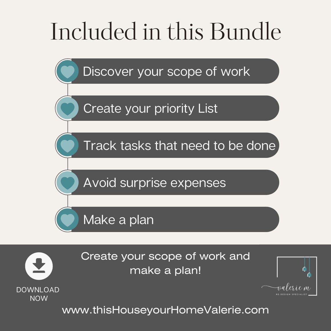 Home Renovation Planner Printable New Home Project Organizer Worksheet ...