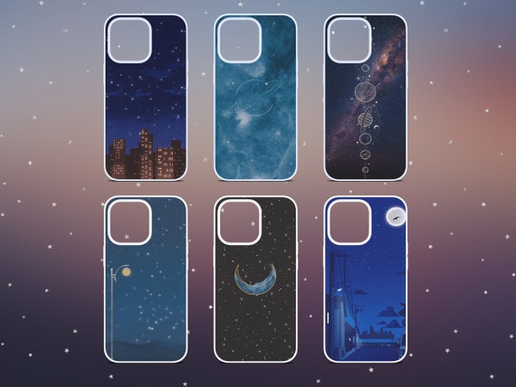 Night Sky Phone Case Designs: Stars Sublimation Bundle (Digital Download)