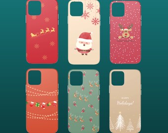 Christmas Phone Case Sublimation Designs: Holiday PNG Bundle (Digital Download)