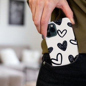 Heart Phone Case Sublimation Designs: iPhone, POD (PNG, 300 DPI) image 4