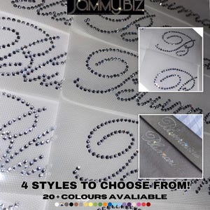 大文字のB、フルワードのBluma****、または大文字のBのホットフィックスアイロン接着熱ラインストーンディアマンテ転写パッチアップリケモチーフデカール