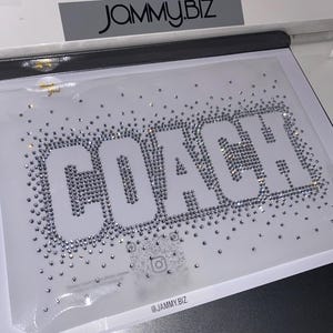 COACH Rhinestone Hot Fix AB / Crystal Clear Iron on Crystal Diamante ...
