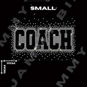 COACH Rhinestone Hot Fix AB / Crystal Clear Iron on Crystal Diamante ...