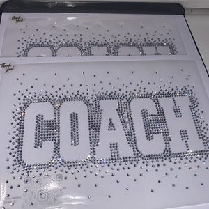 COACH Rhinestone Hot Fix AB / Crystal Clear Iron on Crystal Diamante ...