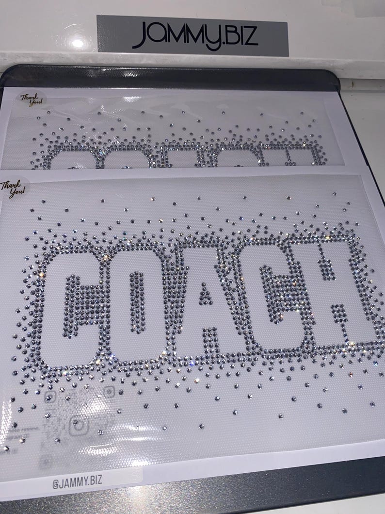 COACH Rhinestone Hot Fix AB / Crystal Clear Iron on Crystal Diamante ...