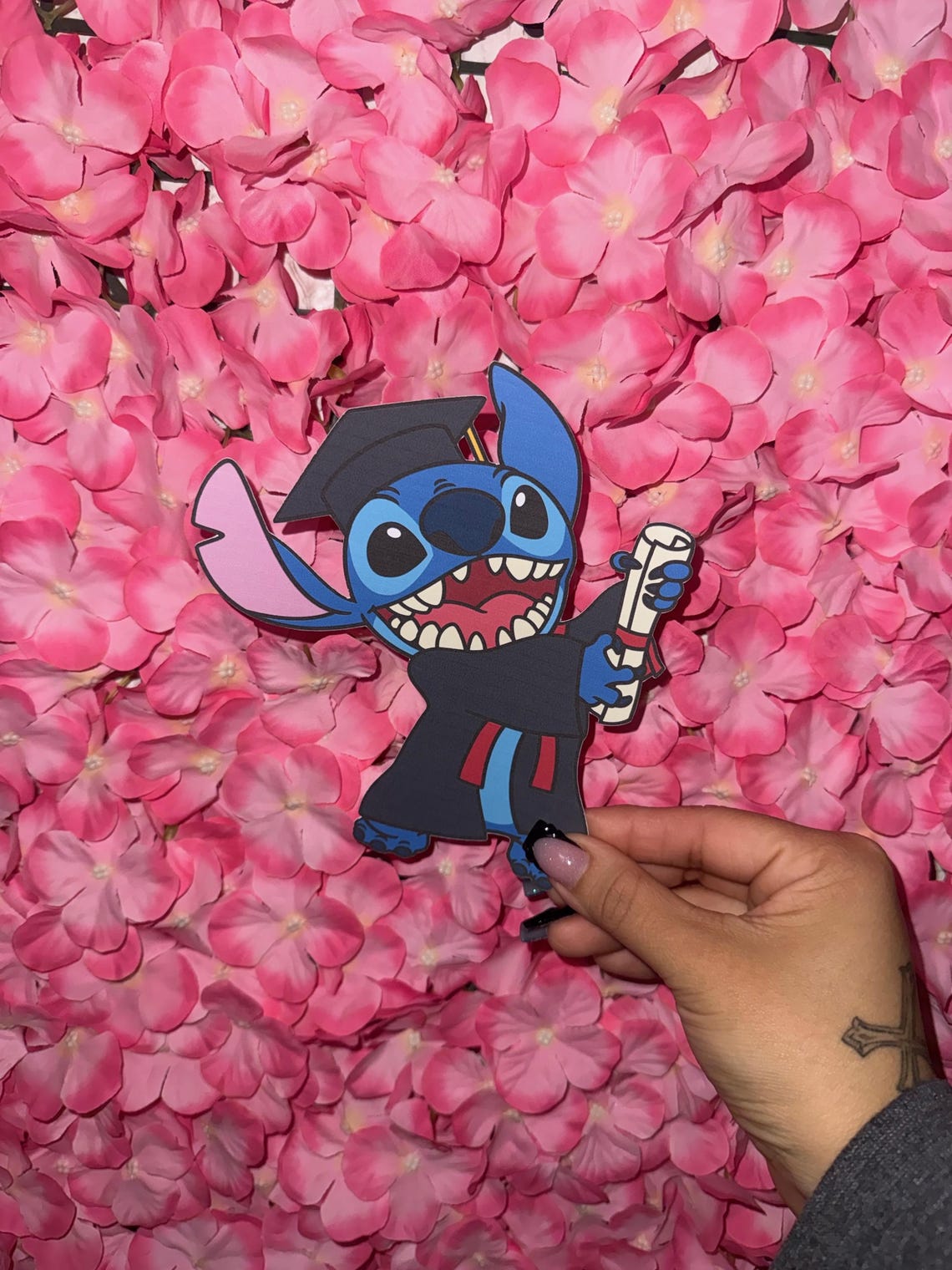 Blue Alien Graduation Topper, Cardstock Cake Decor, Bouquet Accent - Etsy
