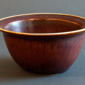 Steingutschale aus der Mitte des Jahrhunderts von Gunnar Nylund für Rörstrand, Schweden