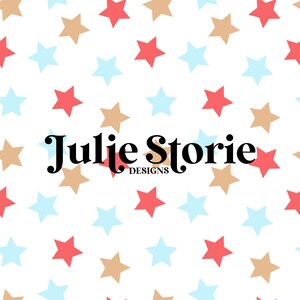 Red Blue Stars 4th of July Seamless Repeat Pattern for Fabric Sublimation