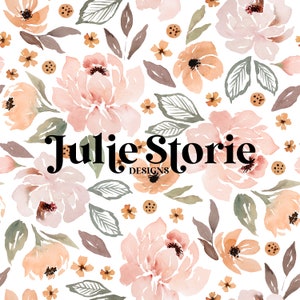 Rosa Frühling Aquarell Floral nahtlose Muster für Stoff Sublimation