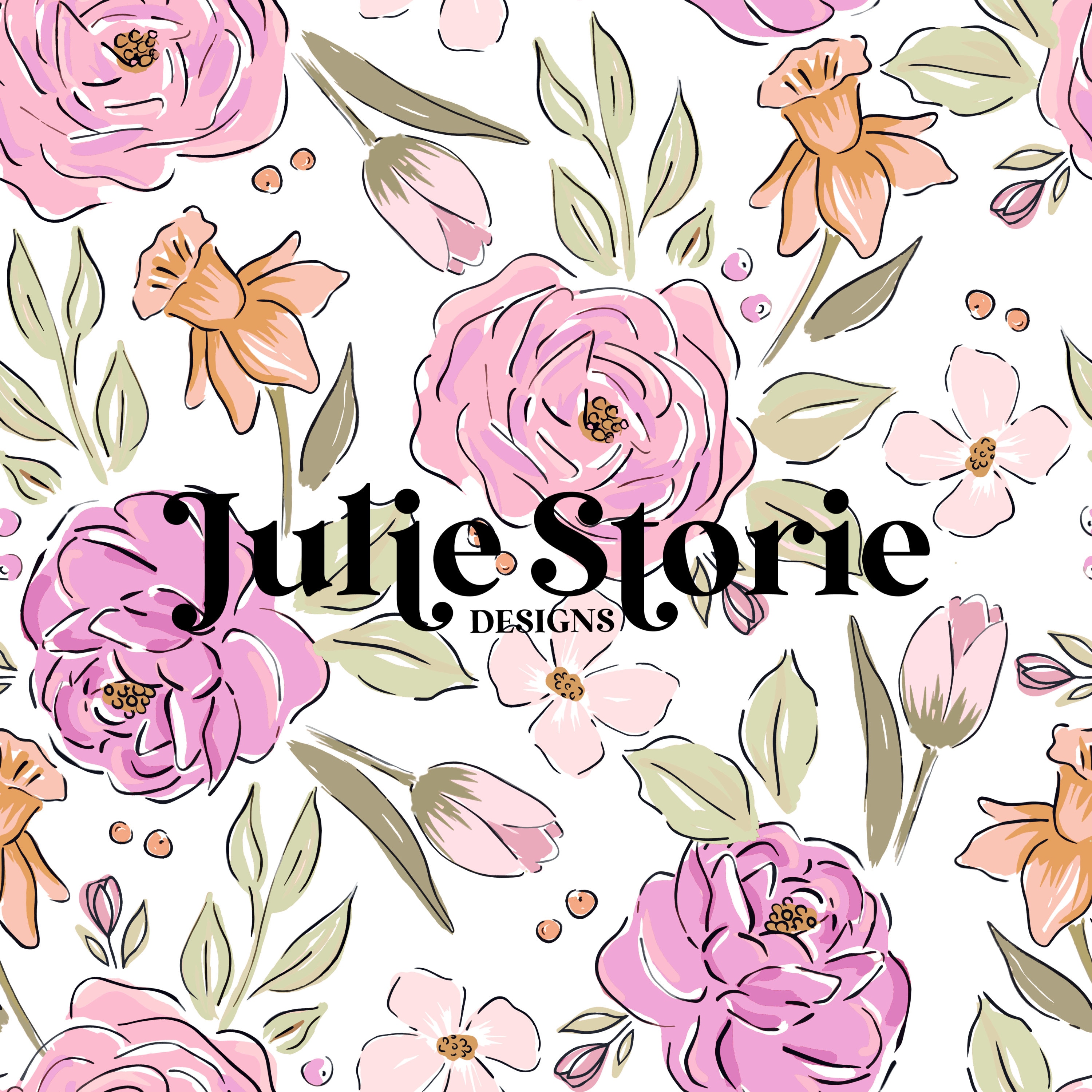 Pink Spring Floral Seamless Repeat Pattern for Fabric Sublimation - Etsy