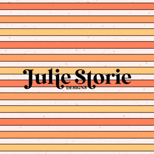Orange Halloween Stripe Seamless Pattern for Fabric Sublimation