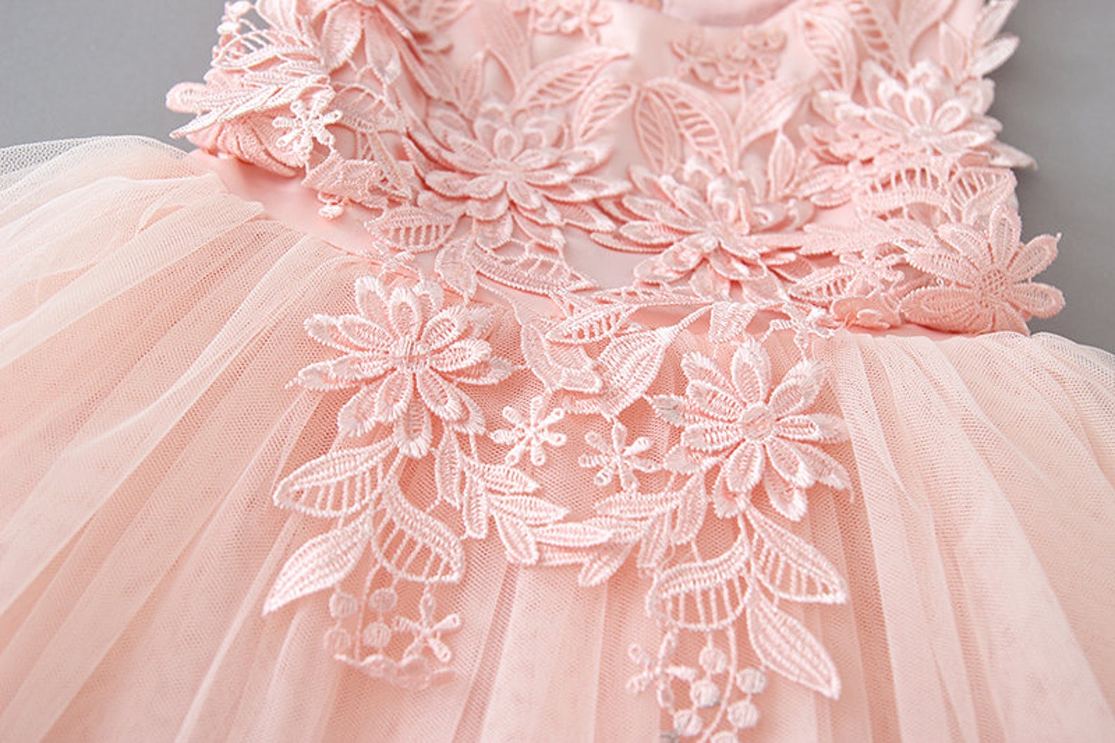 Girl Pink Wedding Dress Boho Bridesmaid Dress Girl Tulle Etsy