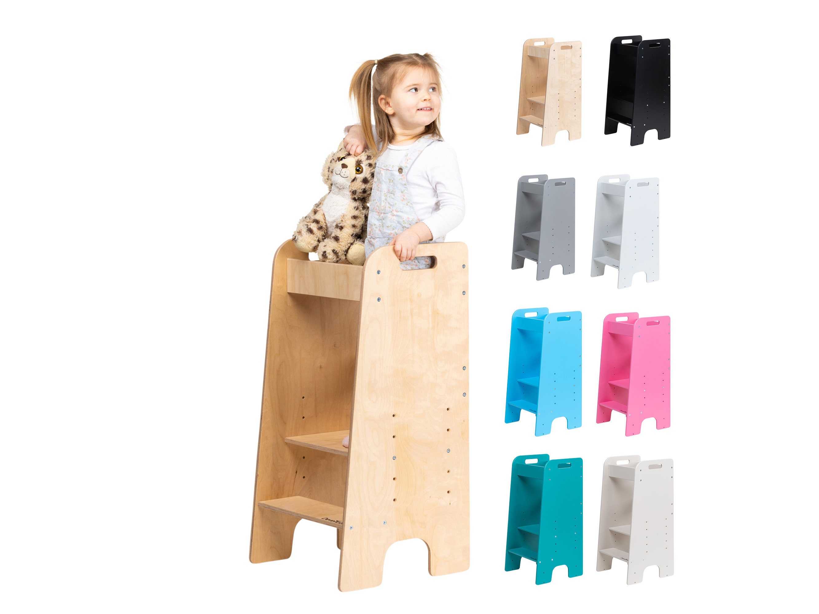 Montessori Tower Kitchen Learning stool for Toddlers 1yo and up