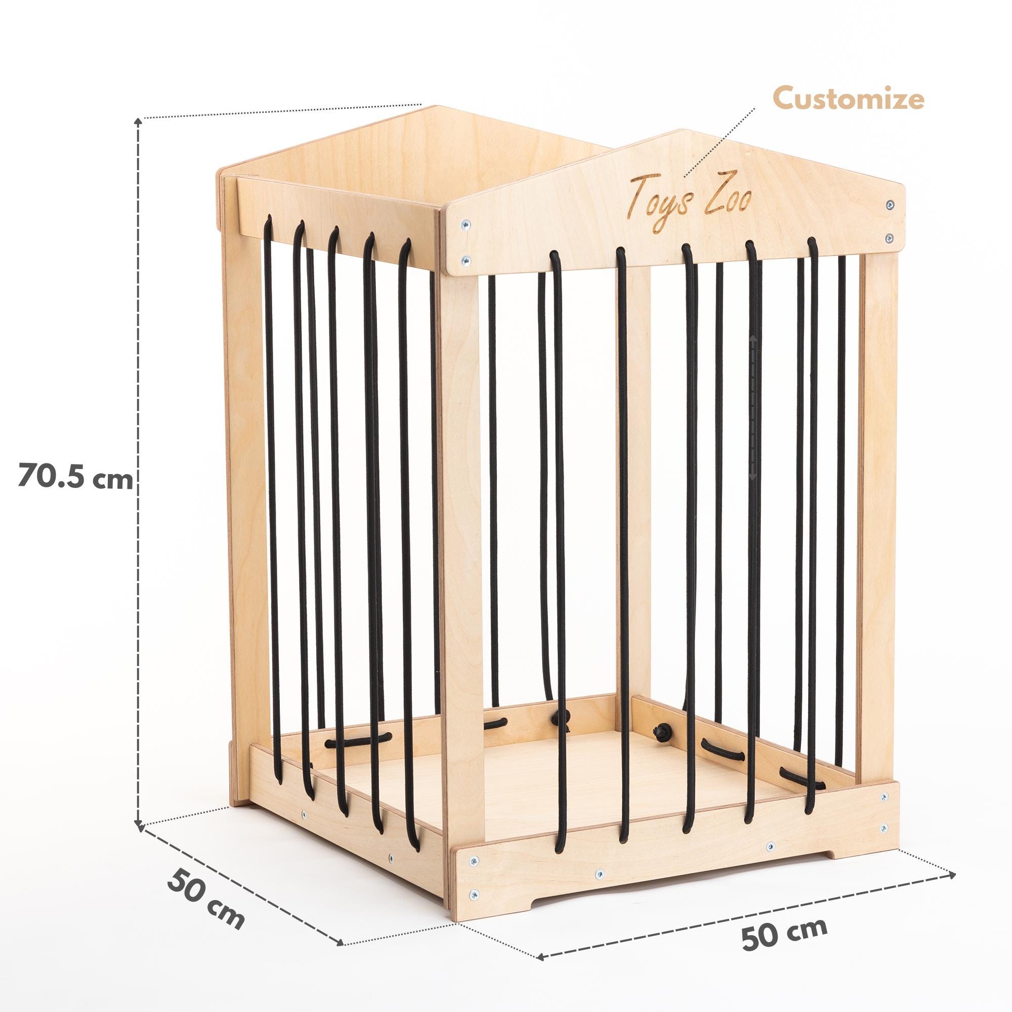 Contenitore Per Peluche Extra Large - Organizer Angolare In PVC Con