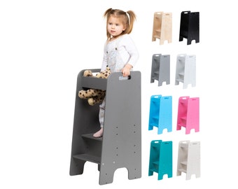 Montessori Lernturm - Küchen-Lernhocker für Kleinkinder ab 1 Jahren