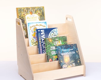 Estantería infantil Montessori con 5 estantes para libros