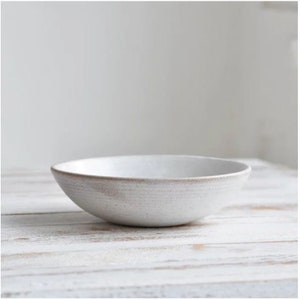 Rustic Stoneware Hand Thrown Pasta Bowl