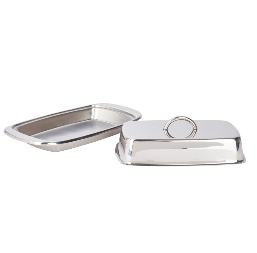 Stainless steel butter dish hot sale