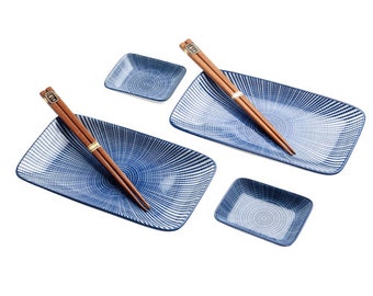 Oriental Tokusa Authentic Japanese Sushi Dining Set