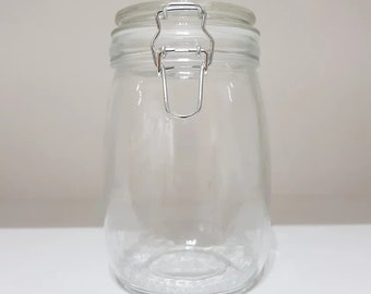 Glass Jar Kitchen Storage Container for Food