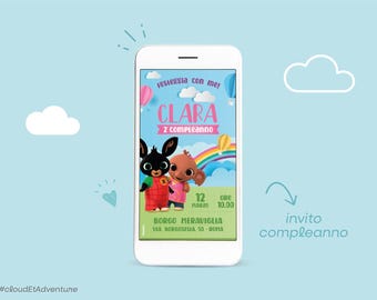 Personalized Digital Invitation for Children's Birthday | Any Theme | WhatsApp File