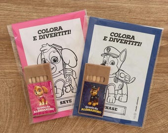 Color and Have Fun Kit | Personalized Party Favor | Kids' Birthday Activities